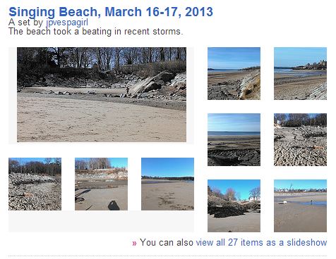 singing beach erosion