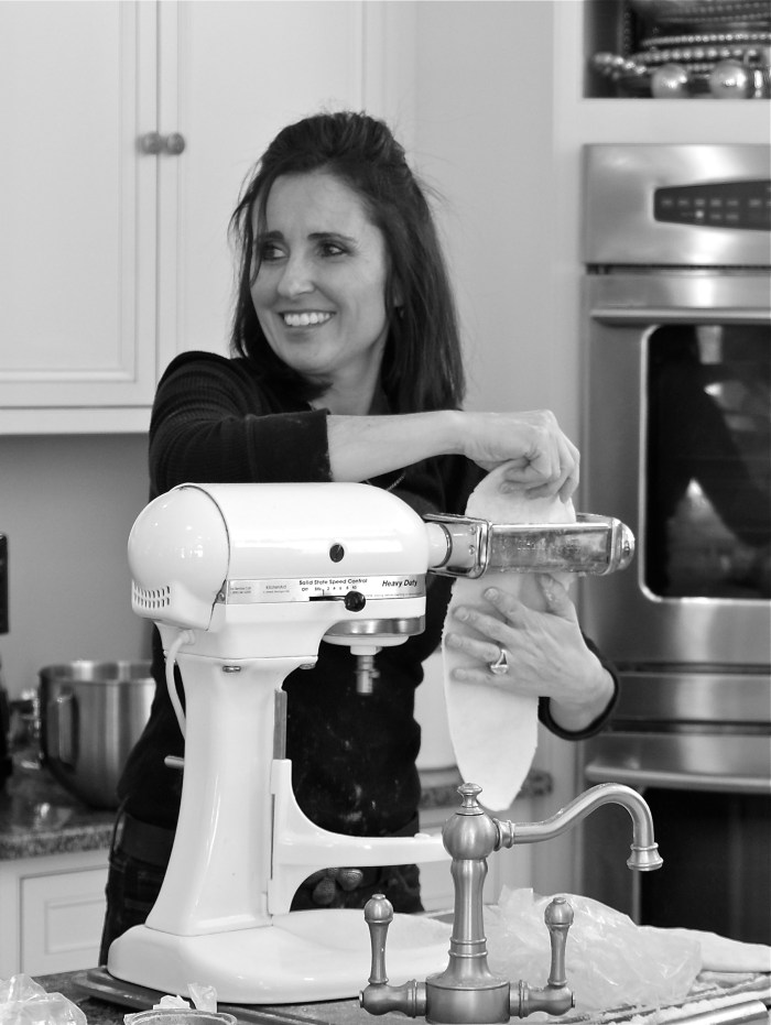 Sista Felicia making pasta © Kim Smith 2013