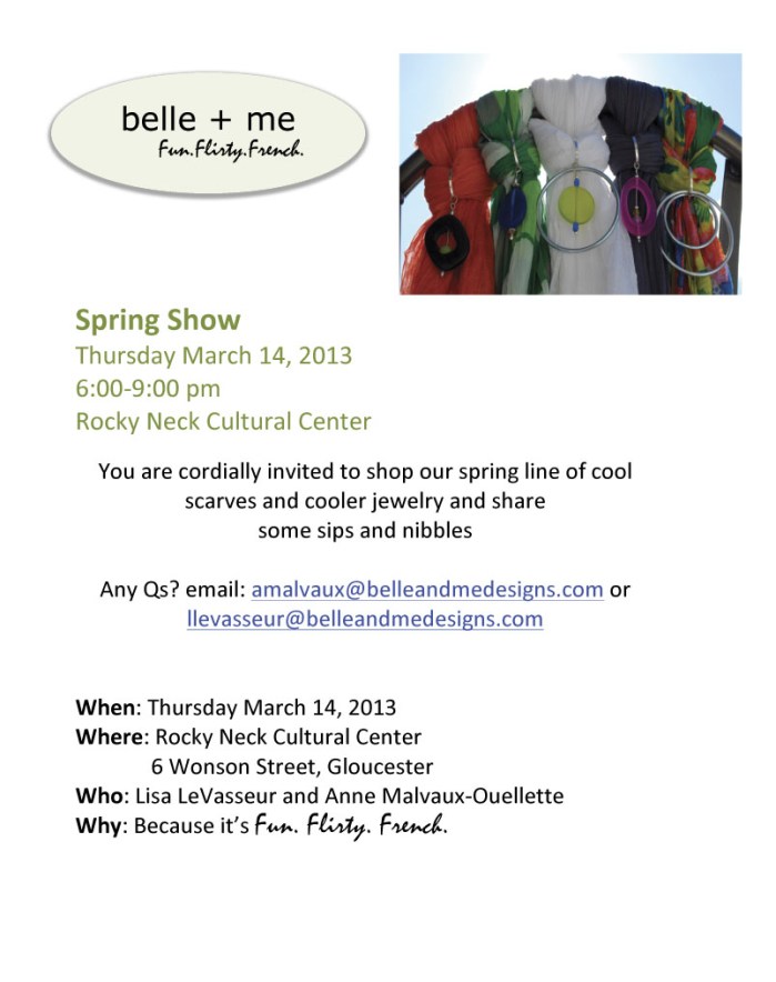 Spring show b+m- Press release2 copy