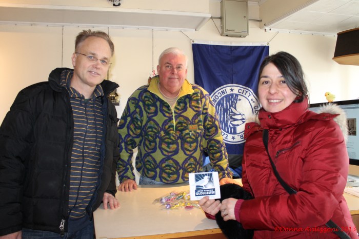 April 7, 2013 representing at Fred Bodin's couple of Arlington, MA