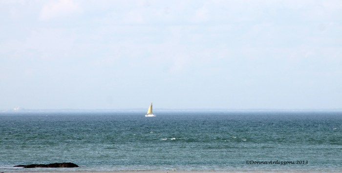April 9, 2013 Lone sail boat