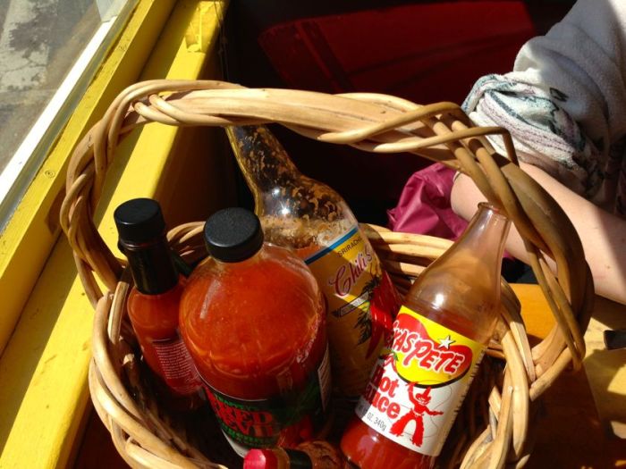 Hot Sauce at Sailor Stan's
