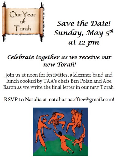 Our Year of Torah Celebration - Temple Ahavat Achim