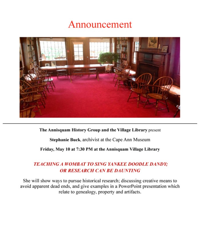 S Buck announcement copy