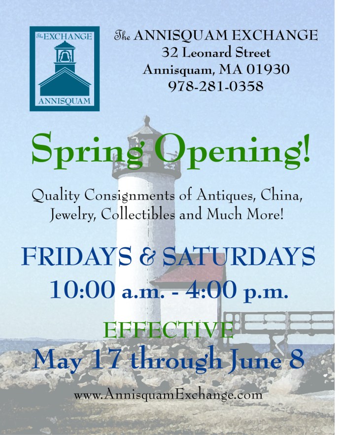 Annisquam ExchangeSpring Poster2013