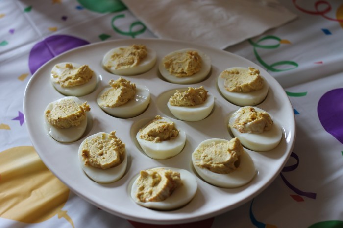 E.J. Famous Deviled eggs