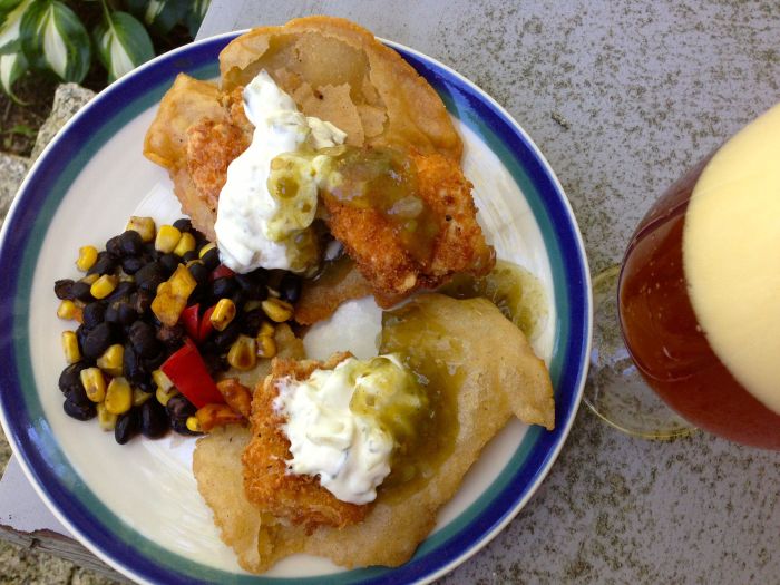 Fish Tacos on the Front Porch