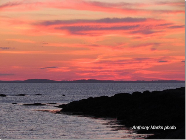 Sunset Plum Cove Beach