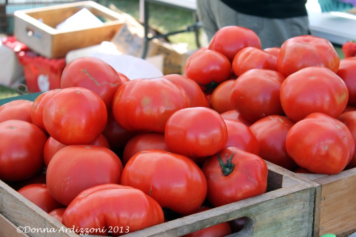 June 20, 2013 Now that is a tomato