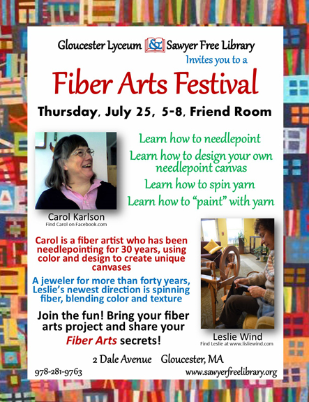 FIBER ARTS FLYER July eblast
