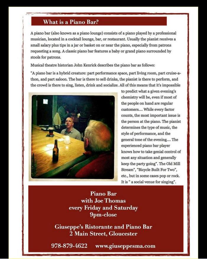 joe thomas piano bar
