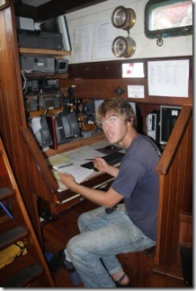 Amistad crew Scot in Mav Center