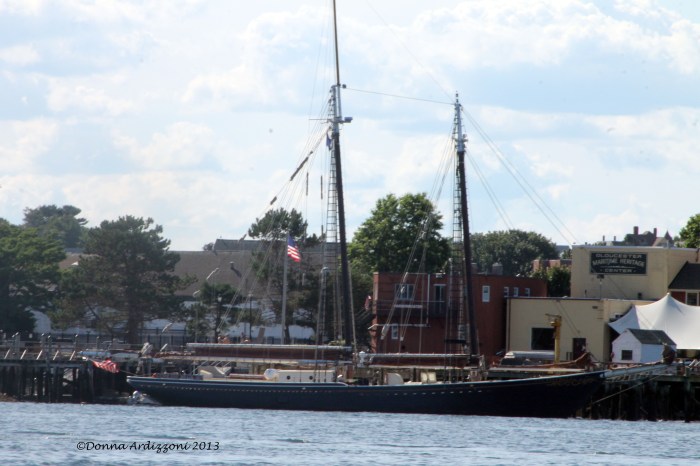 August 6, 2013 The Roseway from Pirate's Lane