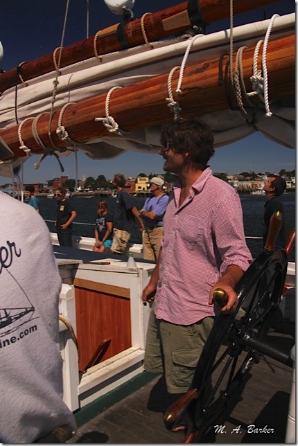 Captain Graham heads to outer harbor