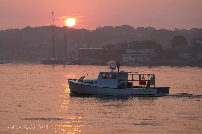 East Gloucester Sunrise Mar Stina©Kim Smith 2013.
