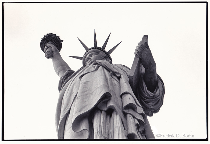 The World Trade Towers are gone, 3,000+ people are gone, as well as untold numbers of our troops defending our freedom. But the Statue of Liberty  remains, and it's not just a statue. It's an idea we live and fight for. 