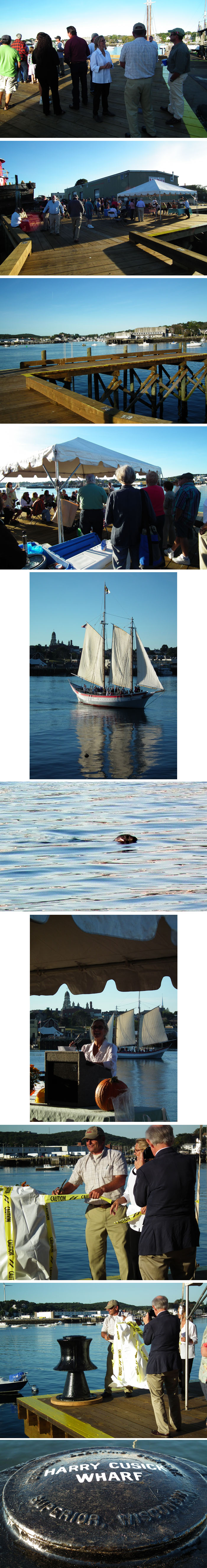 harry cusick wharf dedication