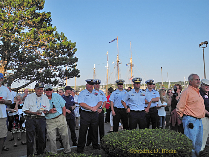 The Mayor's Reception was held at the Gloucester Coast Guard Station. They were extremely hospitable.