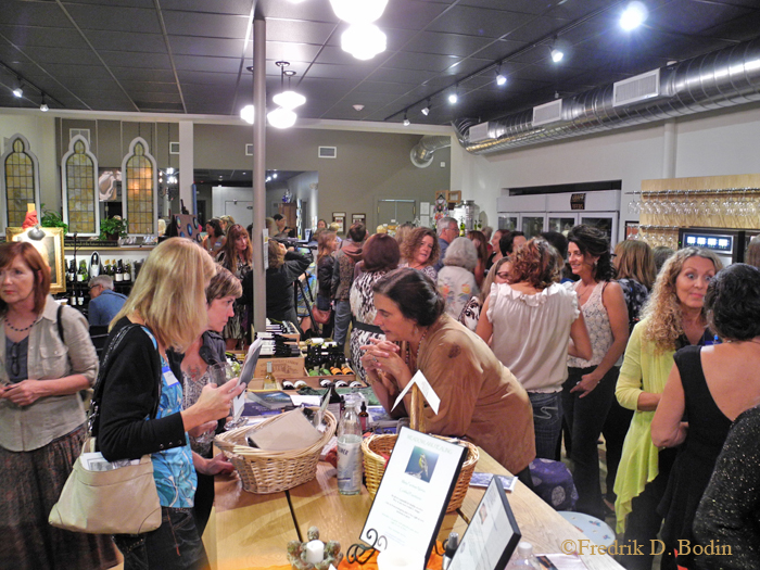 Of course, plenty of tasty food was passed around. This wooden serves measured about