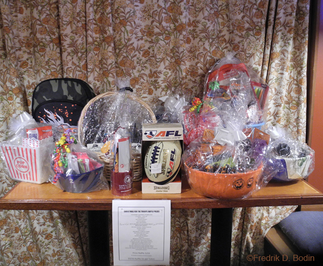 I bought three raffle tickets, and didn't win anything, never do, but that's not the point, is it? Operation Troop Support, for our men and women overseas. https://www.facebook.com/AMVETSLadiesAuxiliaryPost32 http://www.facebook.com/jalapenosmexrestaurant