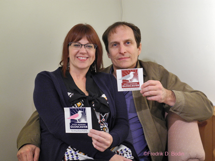 Two very fun folks. On the left is Heather Chalk, who works at the Mt. Adams Bar & Grill, which was the first bar in Ohio to obtain a liquor license in Ohio after Prohibition. The establishment has a very interesting history: http://www.mtadamsbarandgrill.com/history_bg.htm. On the right is is Ed Gollar, also of Cincinnati, who manages a company, and ironically sells a keychain device, which will measure your blood/alcohol content. You can see it at breathkey.com. Do you think they met in the bar?