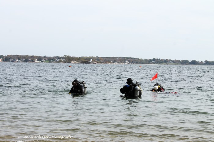 October 19, 2013 divers at Half Moon Beach