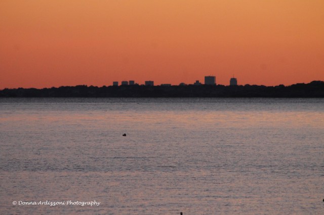 October 25, 2013 the skyline of Boston