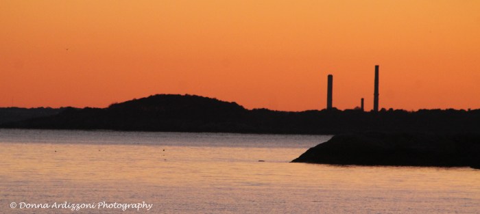 October 25, 2013sunset from Magnolia Pier to Salem