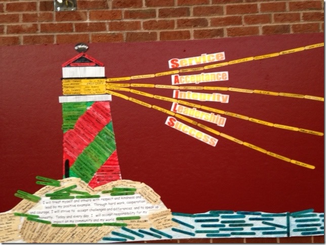 Popsicle Stick Lighthouse