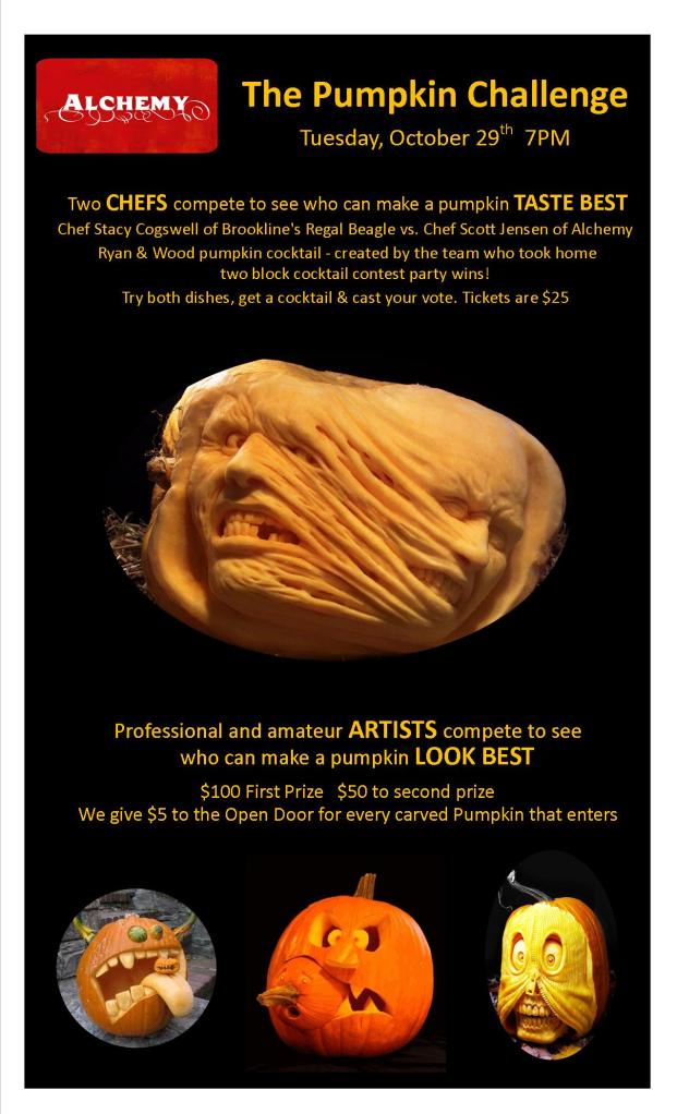 Pumpkin Throwdown Poster