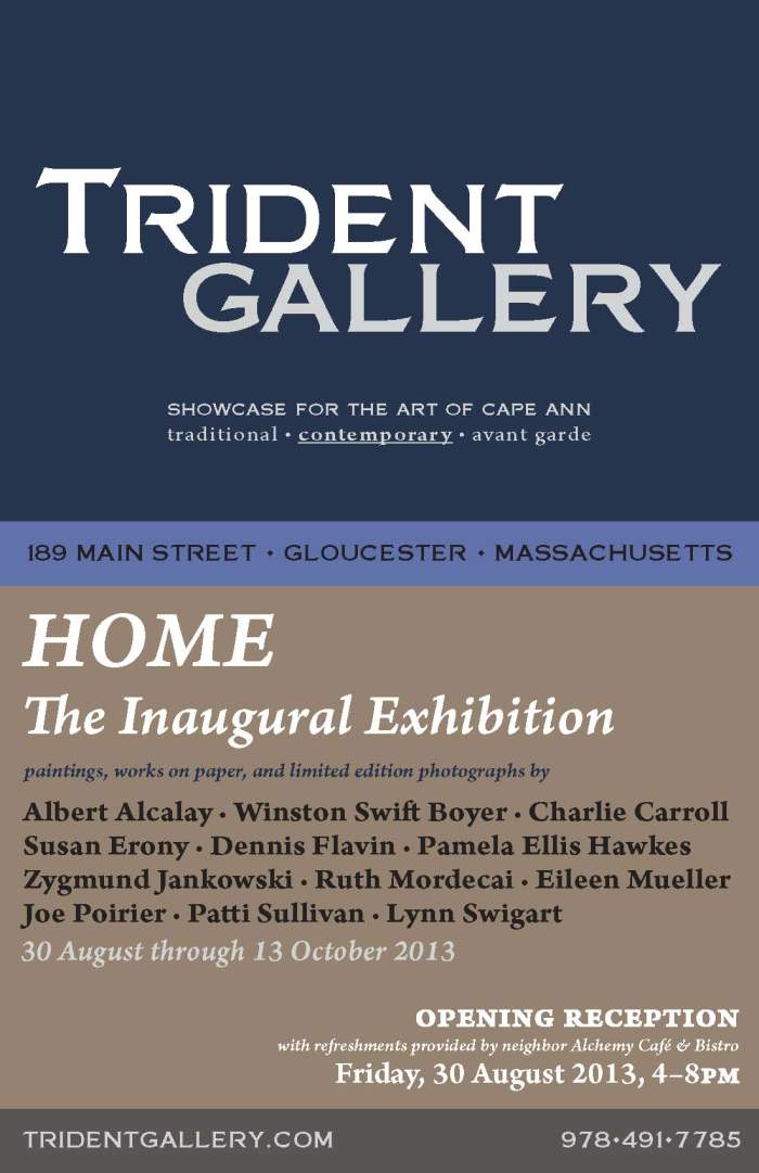 Trident Gallery - Home The Inaugural Exhibition postcard