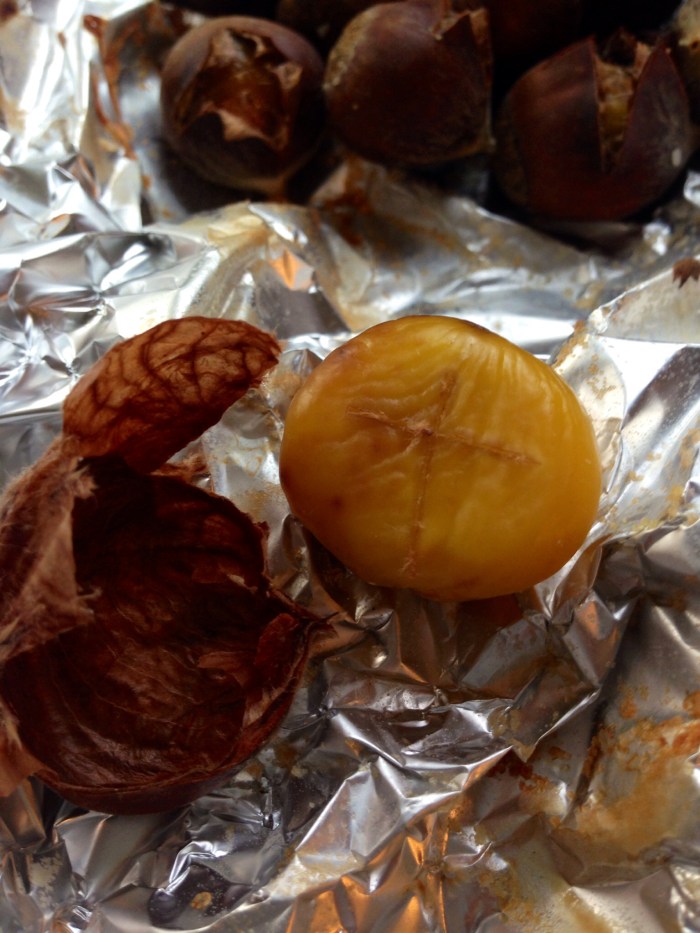 cooked chestnut