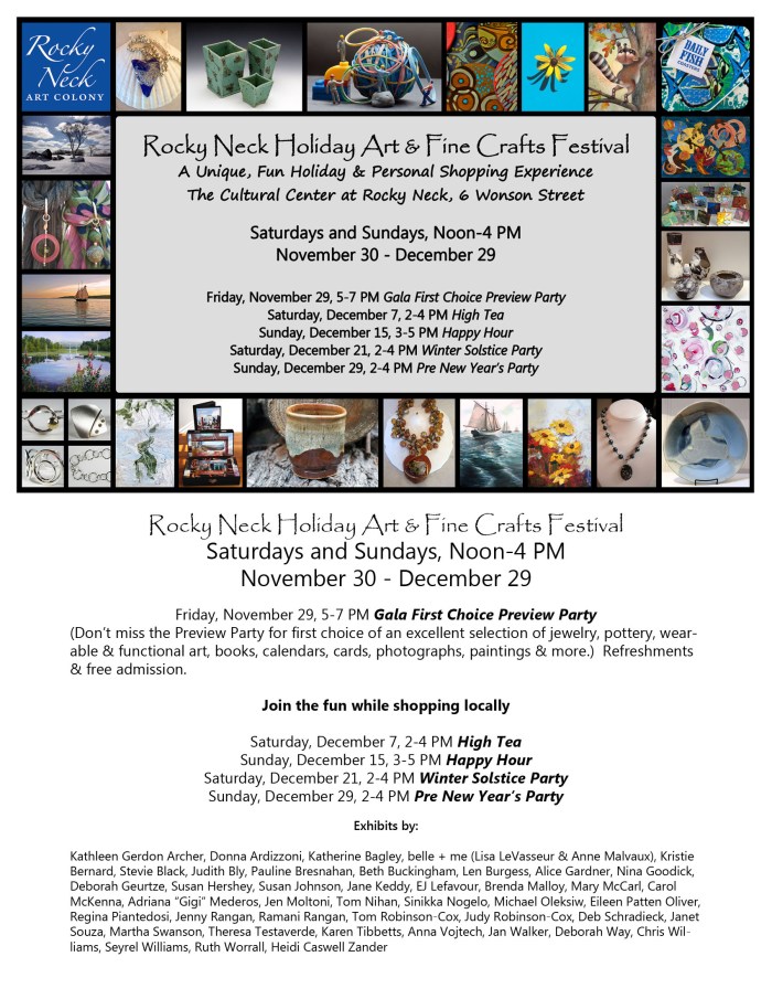 rocky neck holiday festival poster