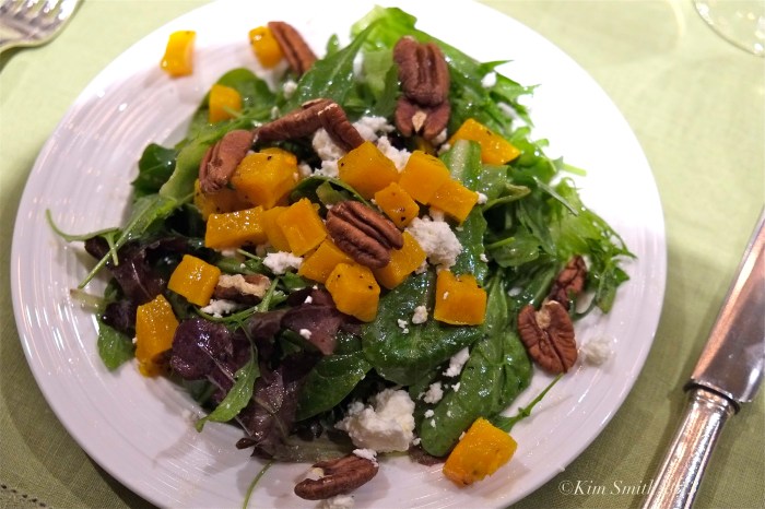 Chef Matt Beach Chef's table salad ©Kim Smith 2013