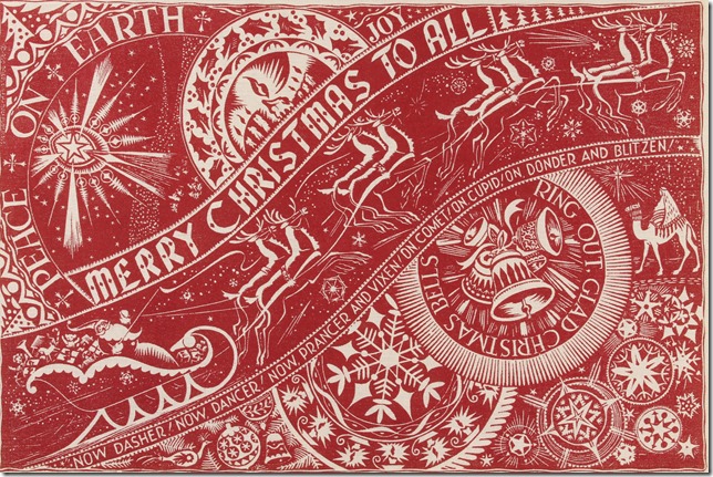 Christmas Hanging close up red white