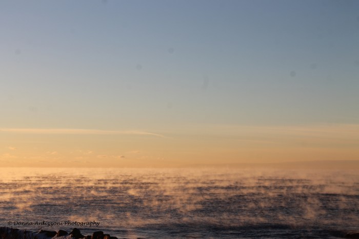 December 17, 2013 sea smoke