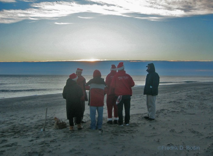 I traditionally go to outer Cape Cod for the Christmas holiday. A tradition my hosts have is to toast the December 25th sunrise at Coast Guard Beach with shots of Bailey's. Fun way to start the year!