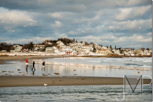 Walk on the Beach in Winter