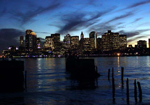 boston skyline from eastie