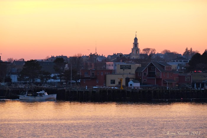Gloucester City Hall Smiths Cove sunset. ©Kim Smith 2014