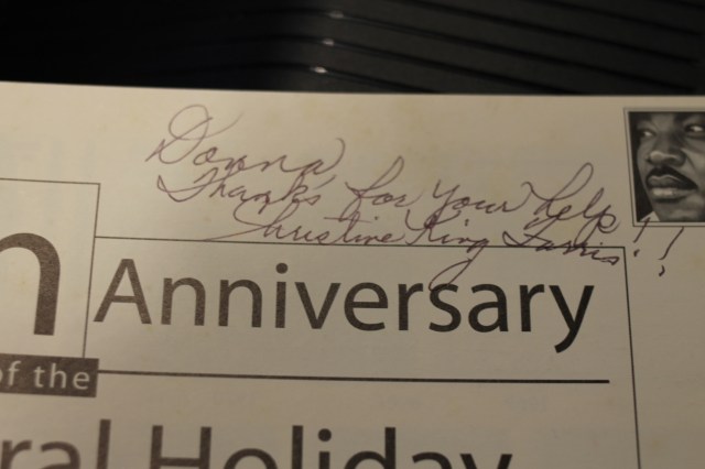 January 20, 2014 Christine King Farris