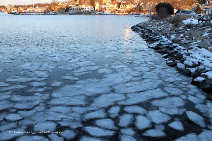 January 23, 2014 ice on the rocky neck