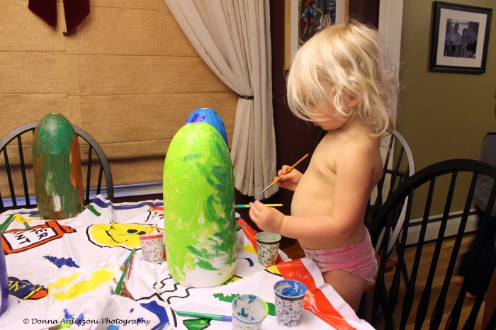 January 4, 2014 2 year old Avery painting her buoy