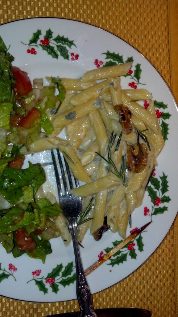 Lia Rix pasta gorgonzola