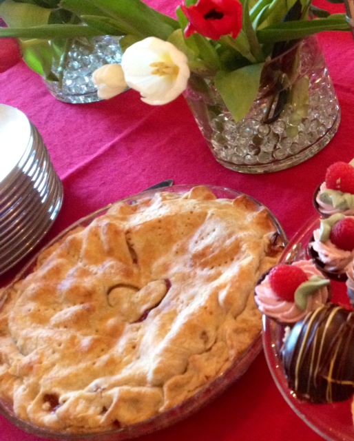 Mary Tucker apple cranberry pie