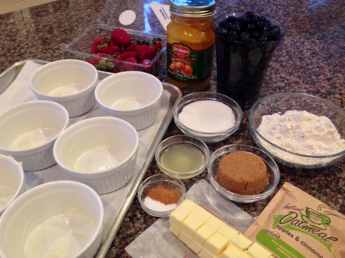 mixed berry & peach cobbler (15)