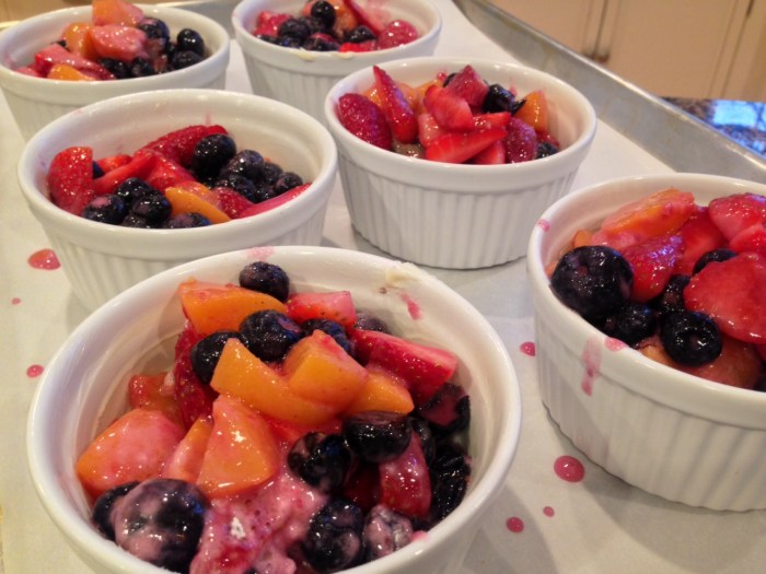 mixed berry & peach cobbler (6)