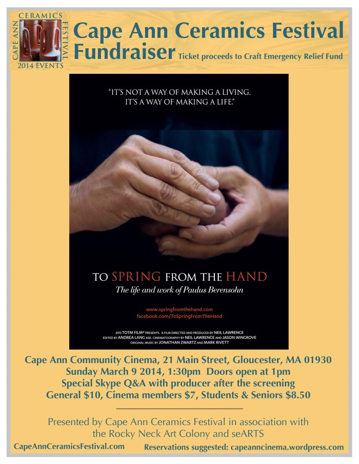 cape ann ceramics festival fundraiser