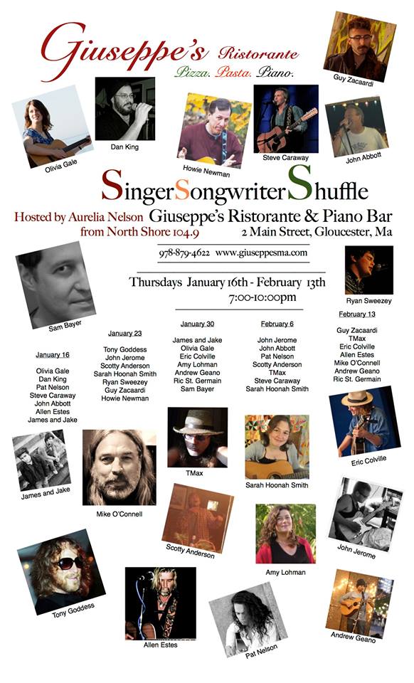 Singer Songwriter Shuffle jan 2014