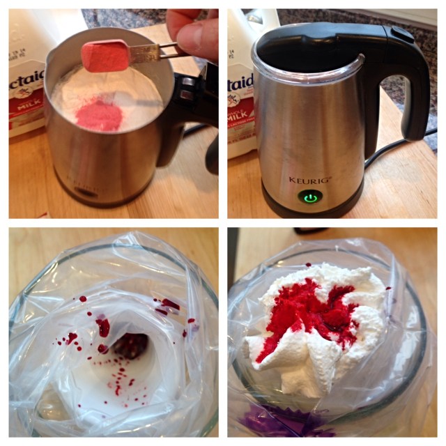 Strawberry -licious hot chocolate 1